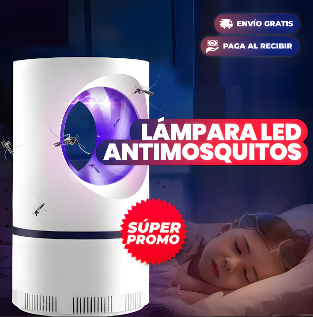 Lámpara Mata Zancudos y Mosquitos